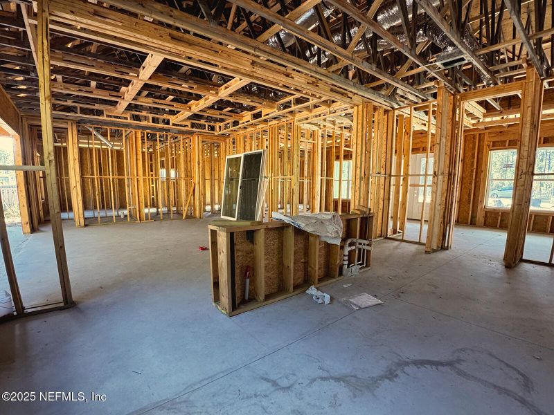 In-progress construction of a new home in , Yulee, FL (Image 15). In-progress construction of a new home in , Yulee, FL (Image 15).