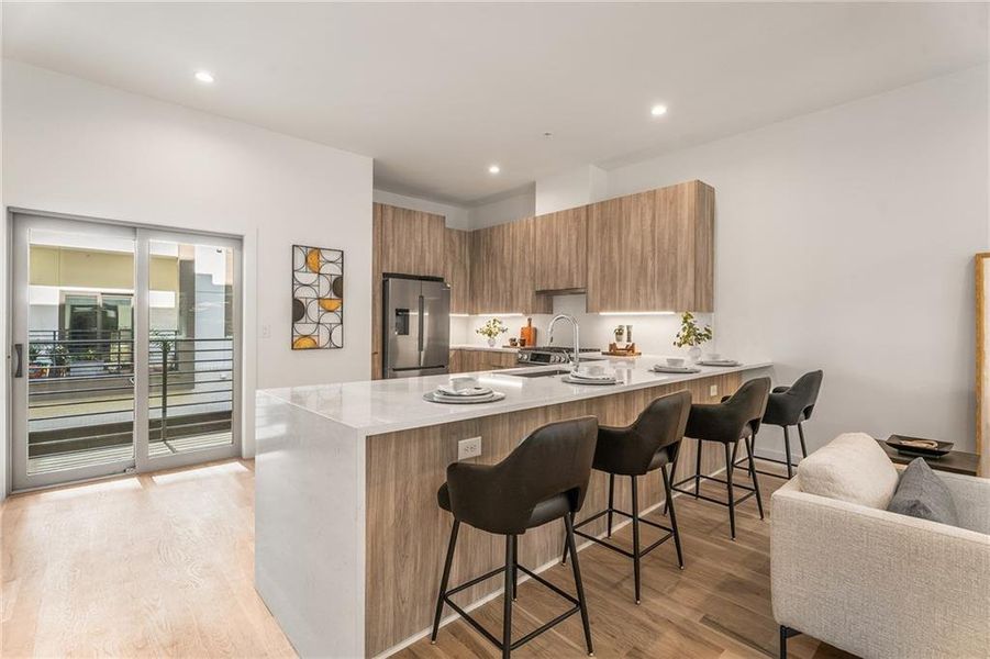 Furnished interior view inside a new home in Freedom Townhomes, Atlanta (Image 6).