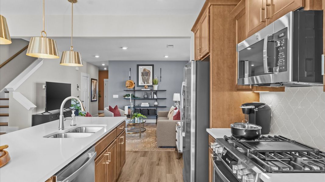 Furnished interior view inside a new home in Saluda Crossing, Piedmont (Image 9).