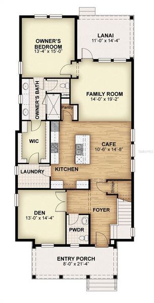 First floor plan