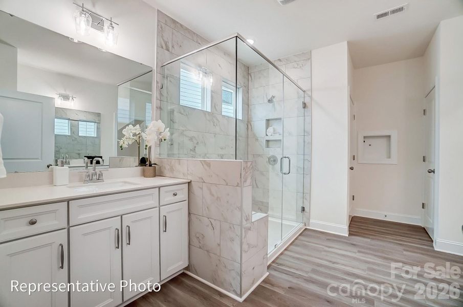 Furnished interior view inside a new home in Heritage - 55+ Community, Indian Trail (Image 30).