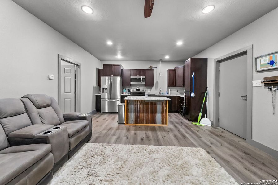 Furnished interior view inside a new home in , Adkins (Image 9).