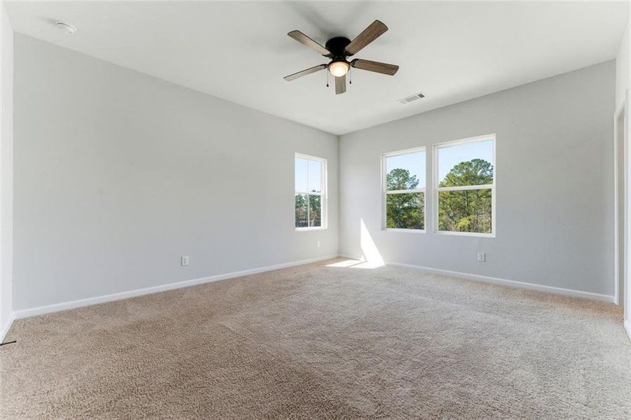 Spacious, unfurnished interior of a new home in Waverly at Buice Lake, Acworth (Image 21).