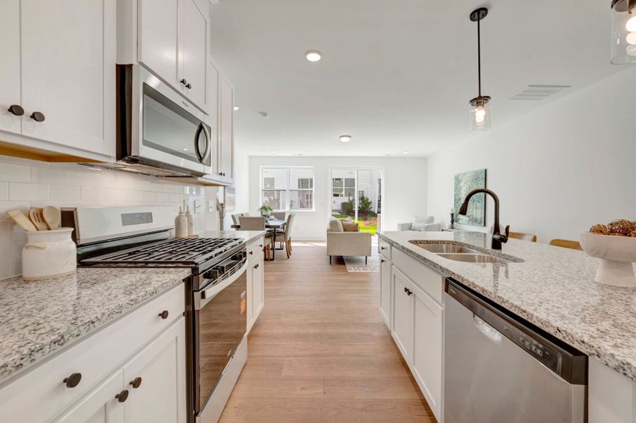 Furnished interior view inside a new home in Powell, Angier (Image 11).