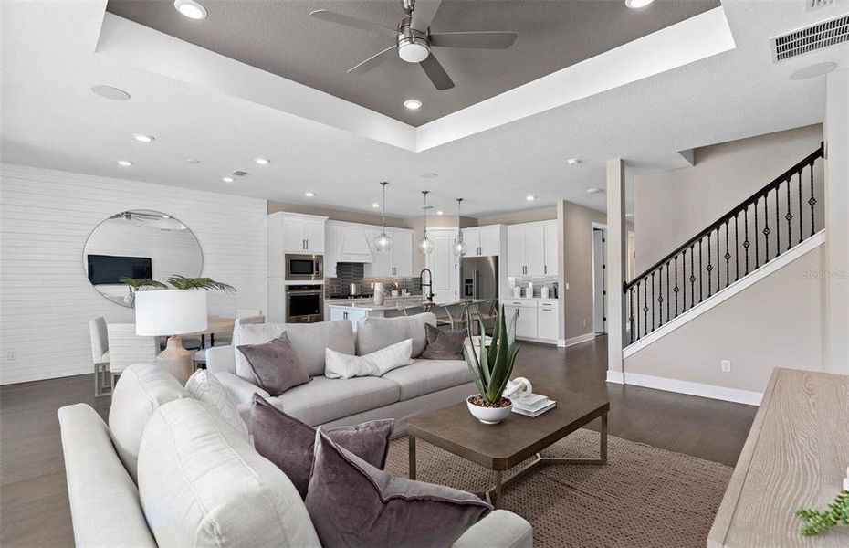 Furnished interior view inside a new home in Sunrise Estates, West Melbourne (Image 27).