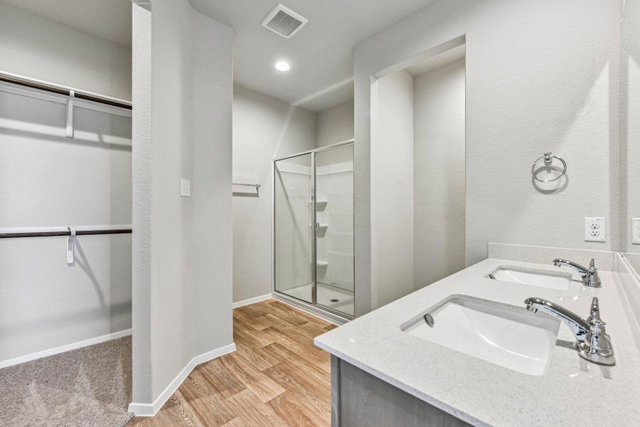 Furnished interior view inside a new home in Cloverleaf, Austin (Image 12).