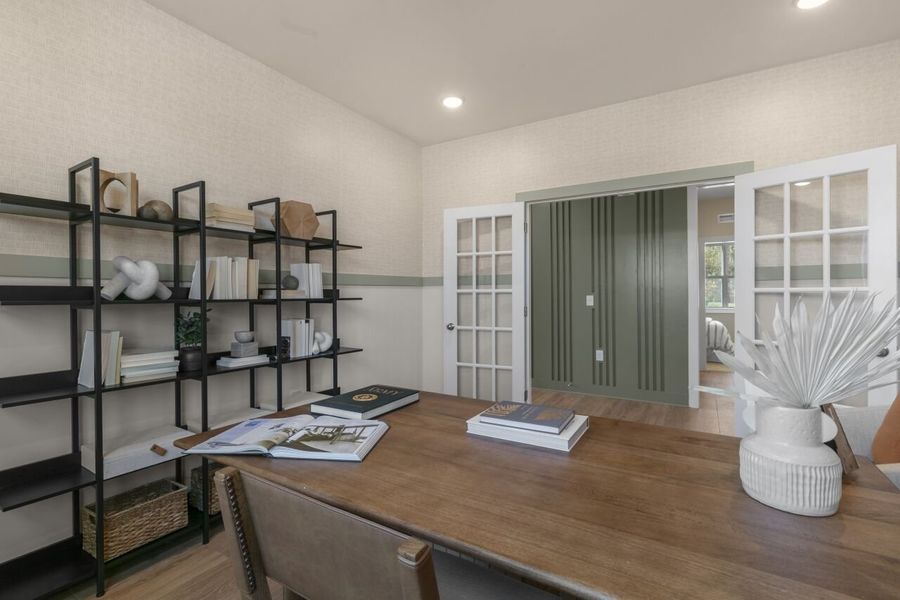 Representative furnished interior of a home built from the Glades by Mattamy Homes in Providence Creek, Fuquay Varina (Image 28).