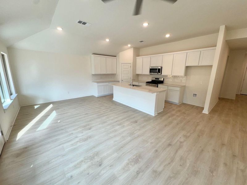 Furnished interior view inside a new home in Prairie Winds, Hutto (Image 13). Furnished interior view inside a new home in Prairie Winds, Hutto (Image 13).