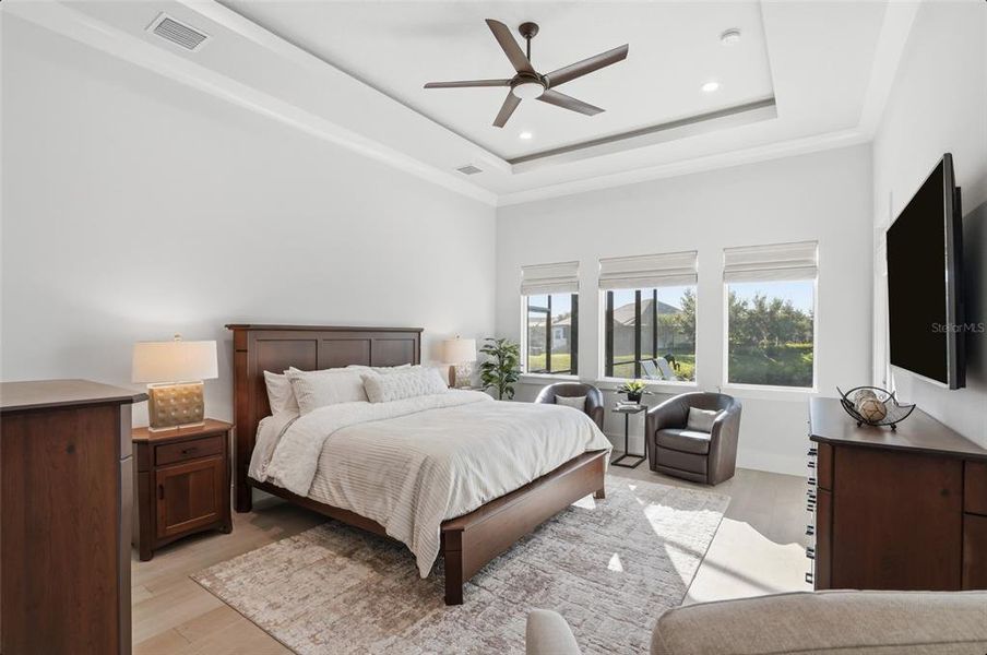 Furnished interior view inside a new home in , Parrish (Image 47).