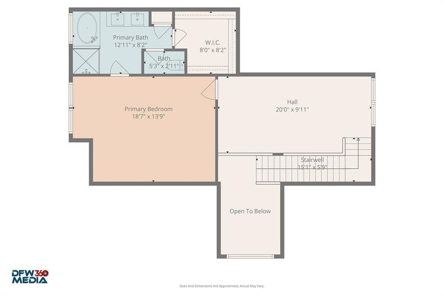 2D floor plan layout of this home in Stone River Glen, Royse City, TX (Image 7). 2D floor plan layout of this home in Stone River Glen, Royse City, TX (Image 7).
