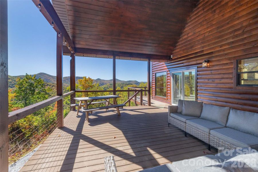 Exterior details and patio area of a home in , Bryson City (Image 2). Exterior details and patio area of a home in , Bryson City (Image 2).