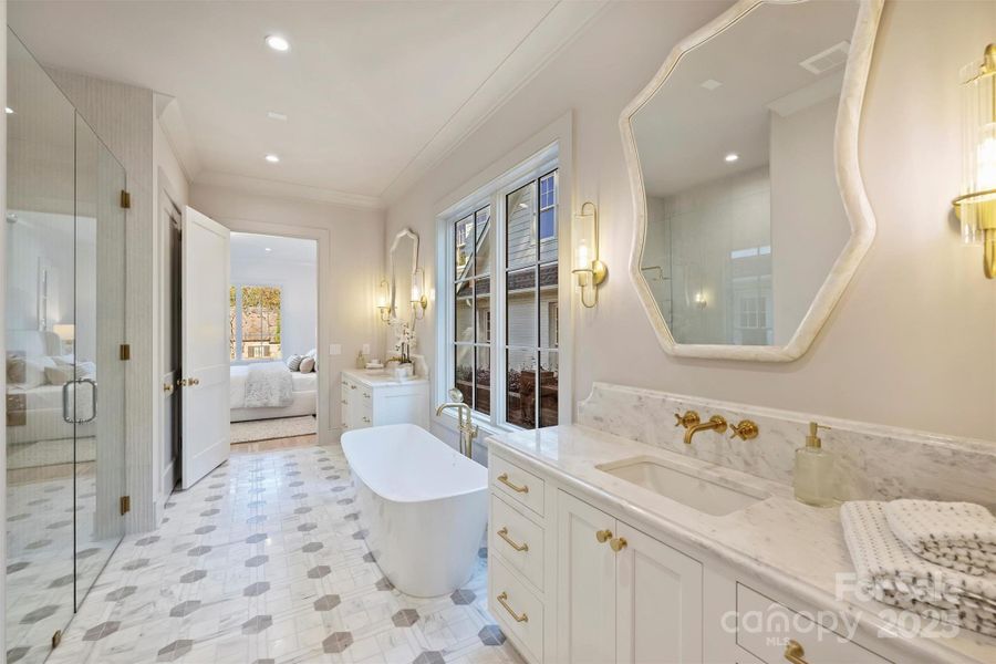 Furnished interior view inside a new home in , Charlotte (Image 35). Furnished interior view inside a new home in , Charlotte (Image 35).