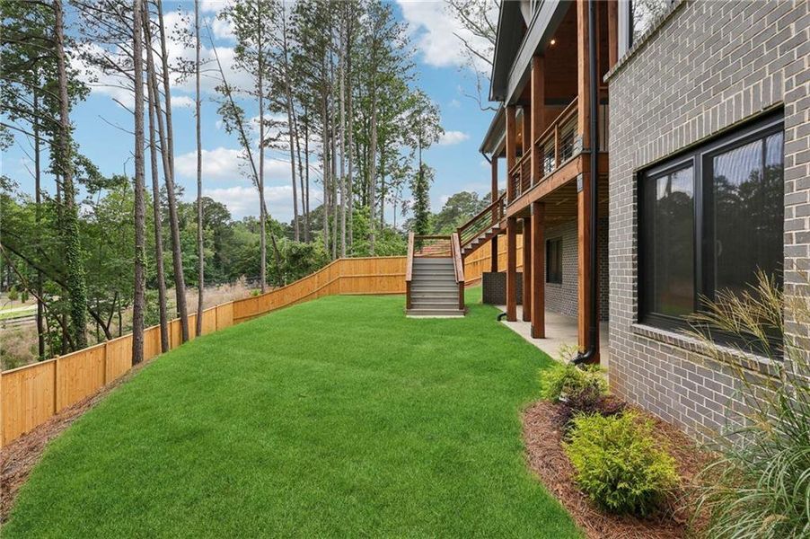 Exterior details and patio area of a home in , Cumming (Image 49). Exterior details and patio area of a home in , Cumming (Image 49).
