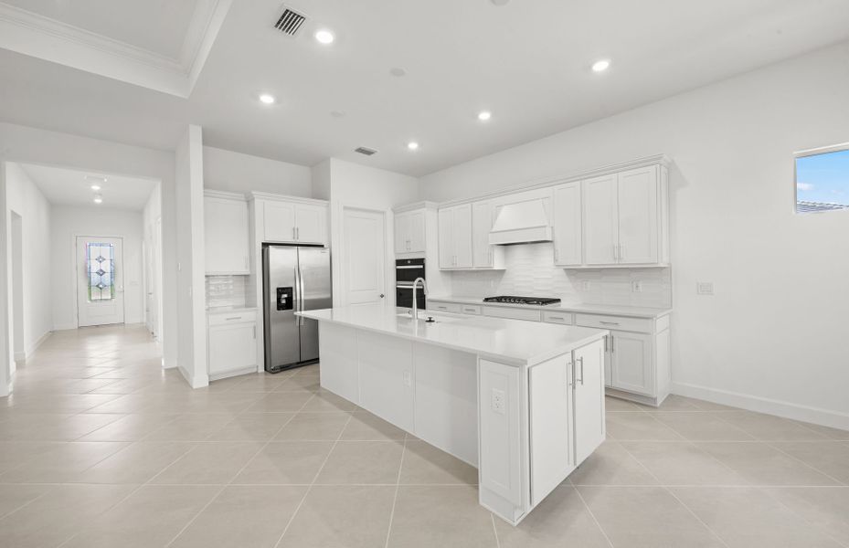 Furnished interior view inside a new home in Del Webb Oak Creek, North Fort Myers (Image 5).