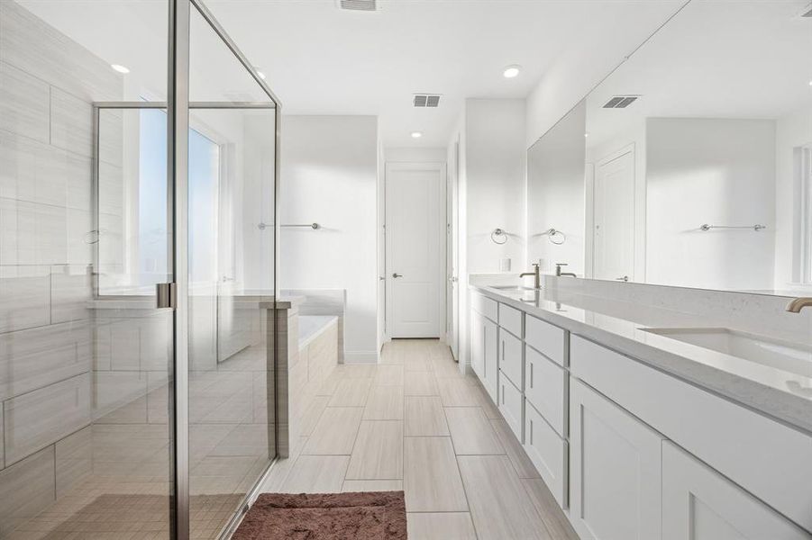 Furnished interior view inside a new home in , Northlake (Image 6).