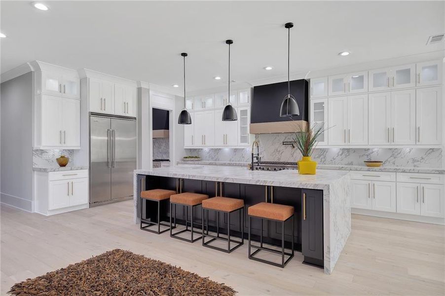 Furnished interior view inside a new home in , Suwanee (Image 24).
