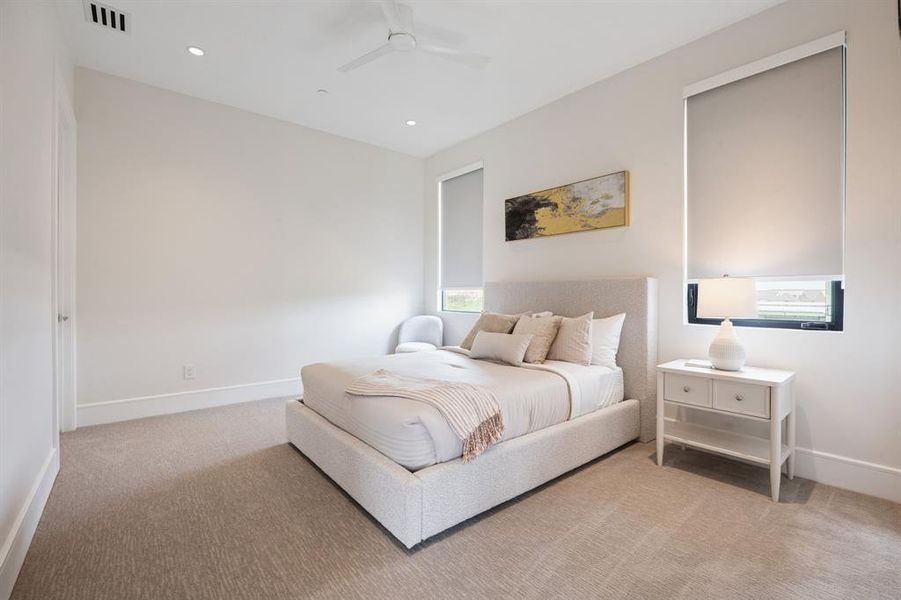 Furnished interior view inside a new home in Avadene at Las Colinas, Irving (Image 24).