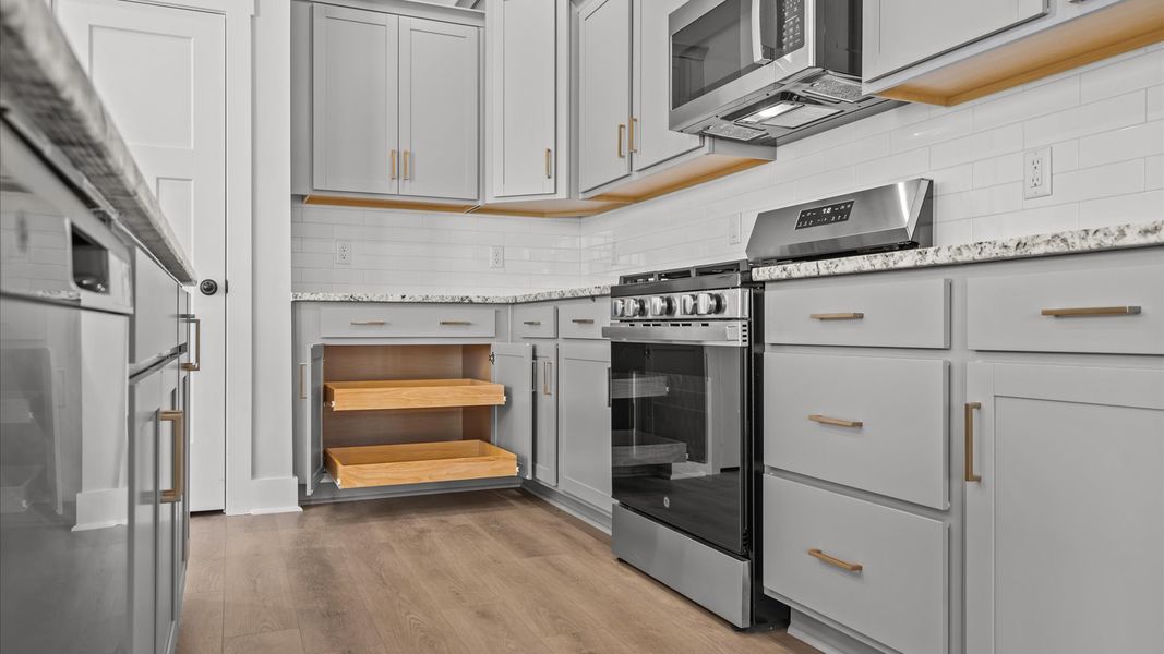 Furnished interior view inside a new home in Pleasant Falls, Moore (Image 8).