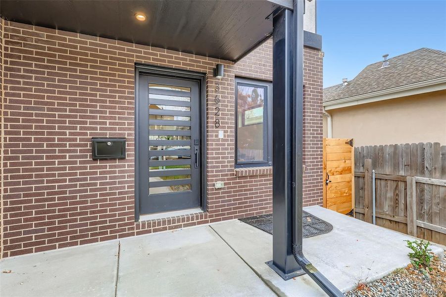 Exterior details and patio area of a home in , Denver (Image 4).
