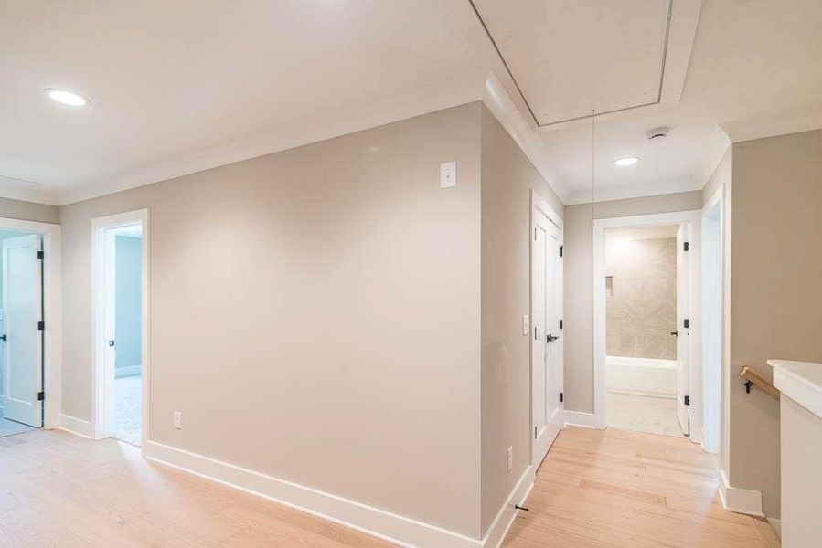 Spacious, unfurnished interior of a new home in Creekside, Decatur (Image 16). Spacious, unfurnished interior of a new home in Creekside, Decatur (Image 16).