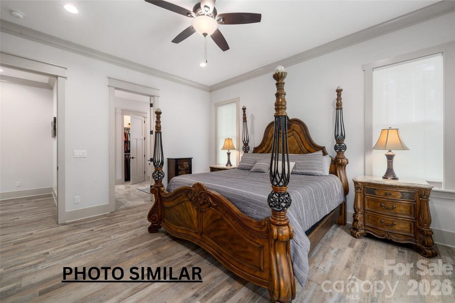 Furnished interior view inside a new home in , Hendersonville (Image 23).