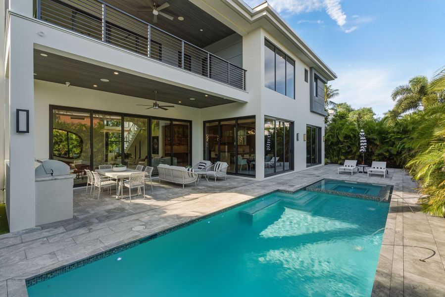 Exterior details and patio area of a home in , Boca Raton (Image 32).