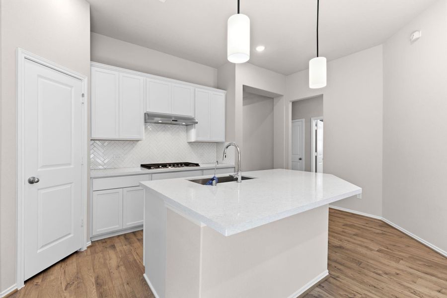 Furnished interior view inside a new home in Grand Central Park, Conroe (Image 9). Furnished interior view inside a new home in Grand Central Park, Conroe (Image 9).