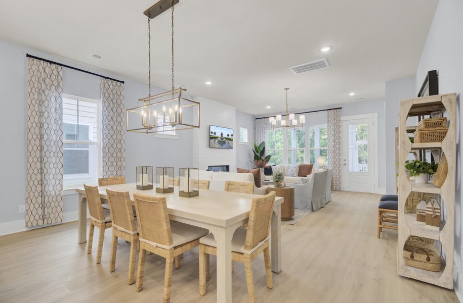 Furnished interior view inside a new home in , Johns Island (Image 6).