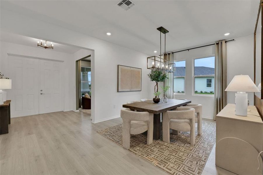 Furnished interior view inside a new home in Creekside Run at Babcock Ranch, Punta Gorda (Image 43). Furnished interior view inside a new home in Creekside Run at Babcock Ranch, Punta Gorda (Image 43).