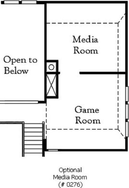 Media Room Diagram ( 2nd floor)- Representative Photo