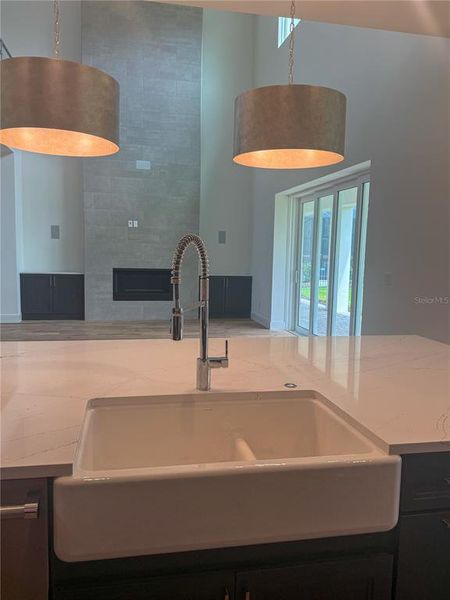 White Farmhouse Sink