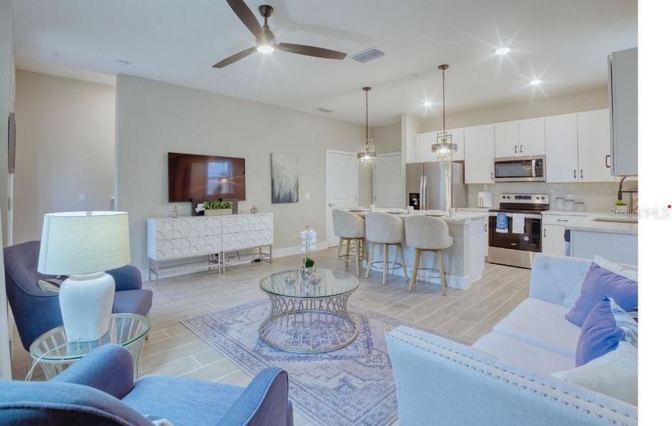 Furnished interior view inside a new home in , Kissimmee (Image 15).