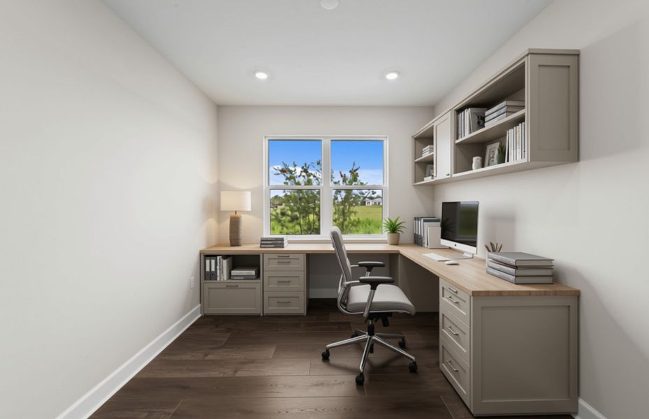 Furnished interior view inside a new home in Shores at Stillwater, Englewood (Image 7).