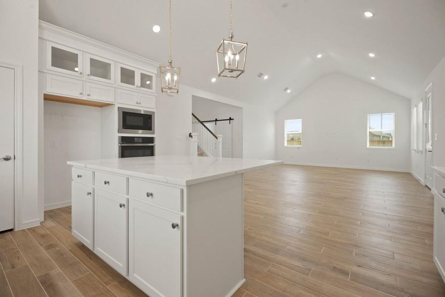 Furnished interior view inside a new home in Westland Ranch - 70' Homesites, League City (Image 14).