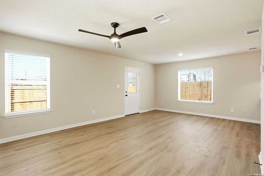 Spacious, unfurnished interior of a new home in , San Antonio (Image 15). Spacious, unfurnished interior of a new home in , San Antonio (Image 15).