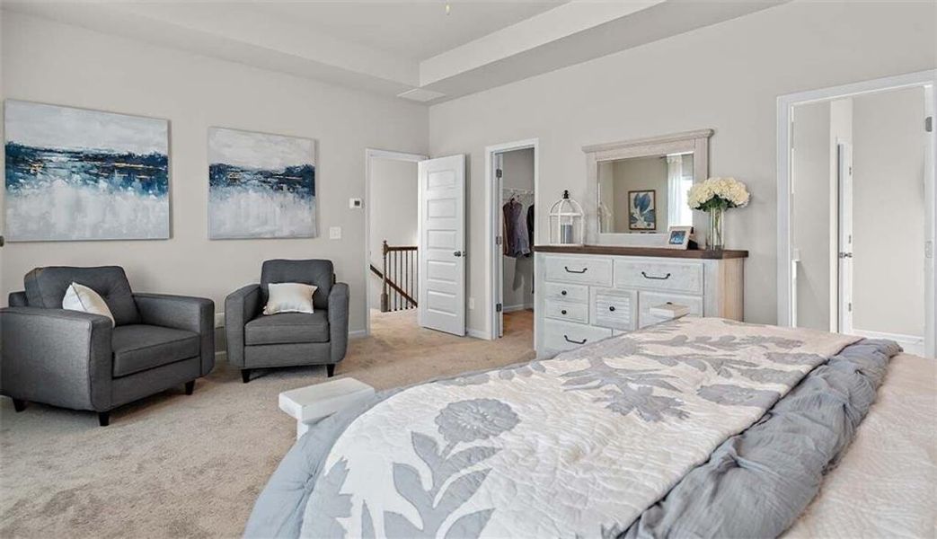 Furnished interior view inside a new home in Sanders Park, Austell (Image 12).