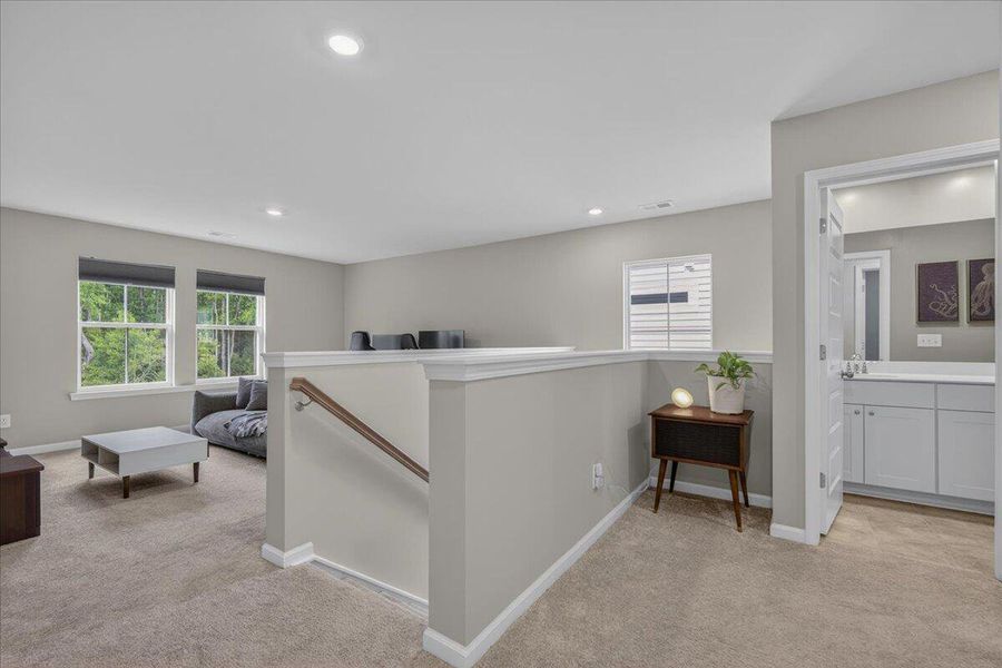Furnished interior view inside a new home in Limehouse Village: Arbor Series, Summerville (Image 16).