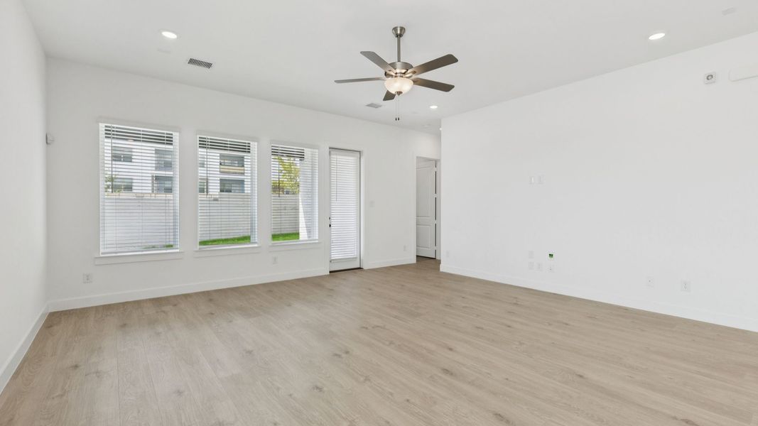 Representative unfurnished interior of a home built from the Elise by Normandy Homes in Rainwater Crossing, Celina (Image 19).