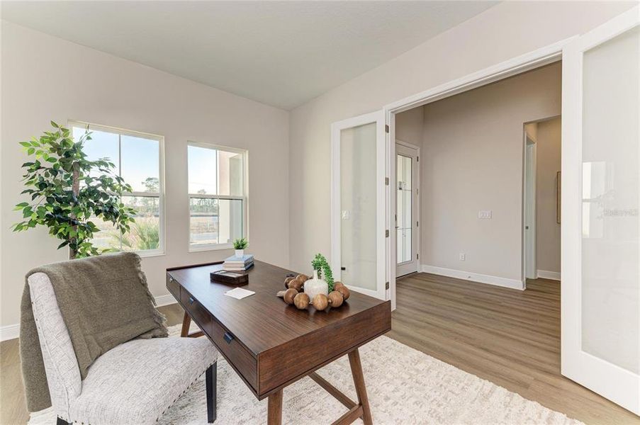 Furnished interior view inside a new home in Triple Creek, Riverview (Image 18). Furnished interior view inside a new home in Triple Creek, Riverview (Image 18).