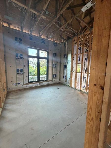 In-progress construction of a new home in , Sarasota, FL (Image 31).