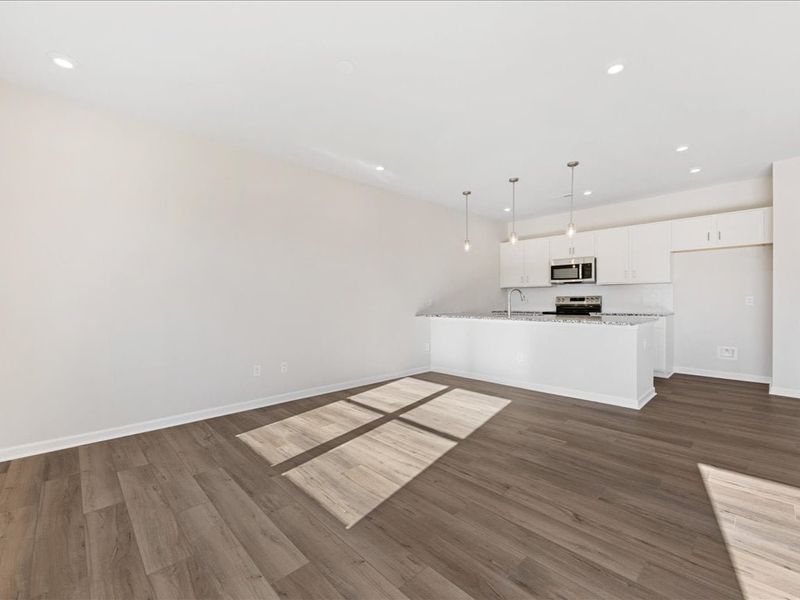 Spacious, unfurnished interior of a new home in Fifteen 15 Cannon, Charlotte (Image 22).