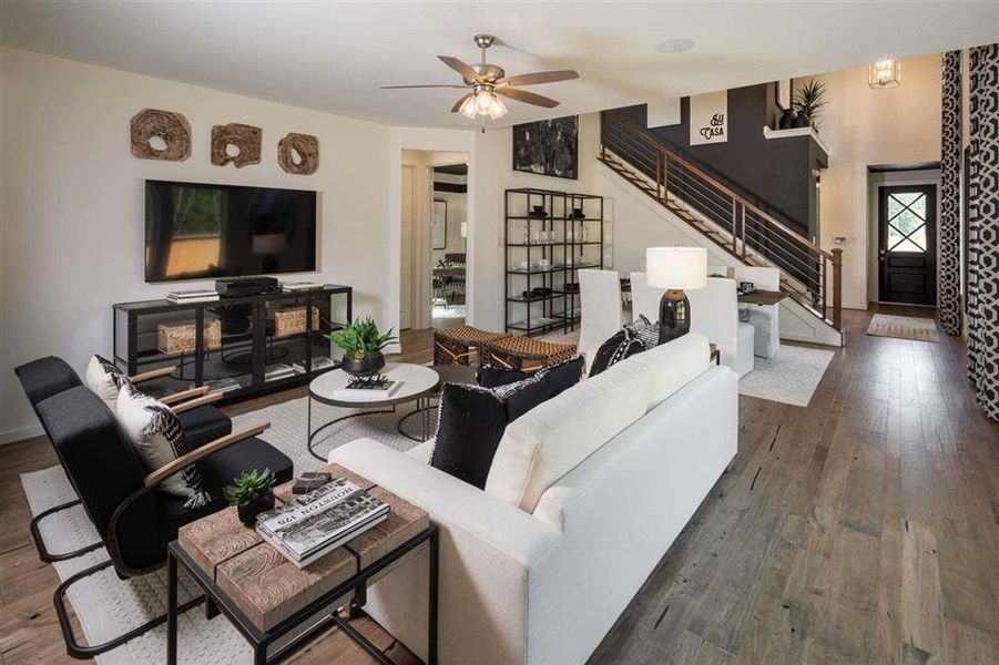 Expansive family room for that sectional (Representative)