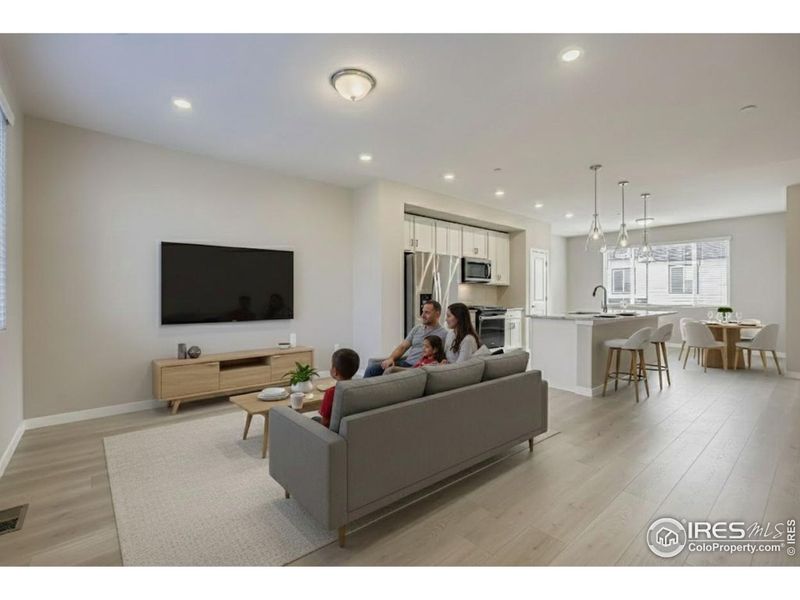 Furnished interior view inside a new home in , Fort Collins (Image 12).