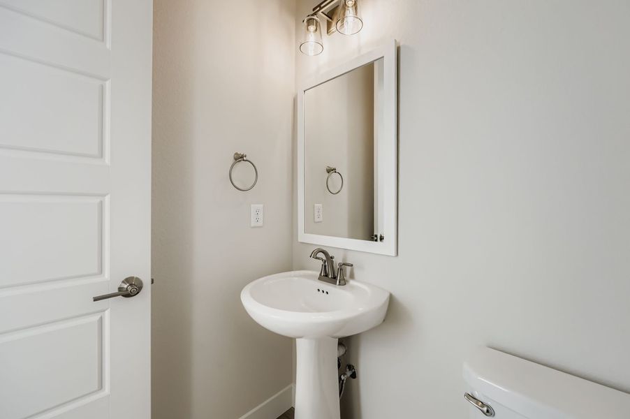 Plan C305 Representative Photo of the Powder Room