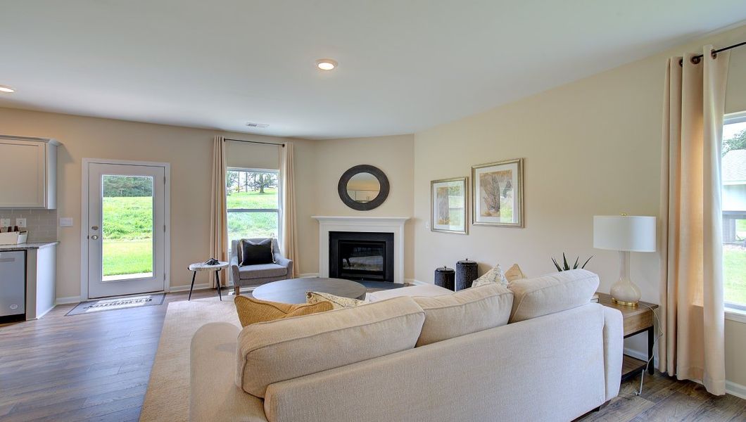 Furnished interior view inside a new home in Valleywood Farms, Waynesville (Image 13).