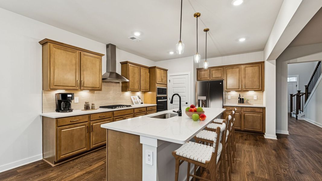 Representative furnished interior of a home built from the Stonebrook II by D.R. Horton in Harvest Point, Spring Hill (Image 6). Representative furnished interior of a home built from the Stonebrook II by D.R. Horton in Harvest Point, Spring Hill (Image 6).