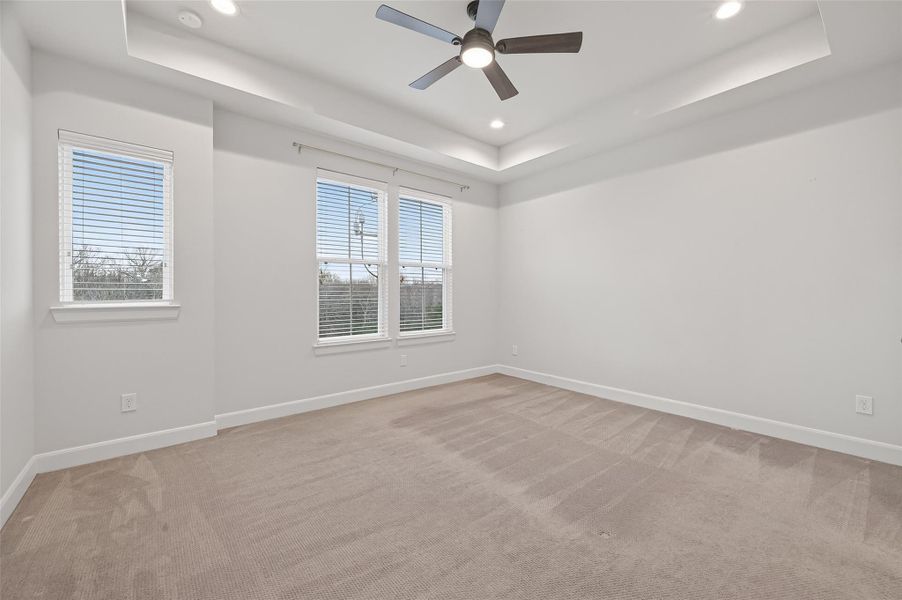 Spacious, unfurnished interior of a new home in The Corner At Buffalo Pointe, Houston (Image 33).