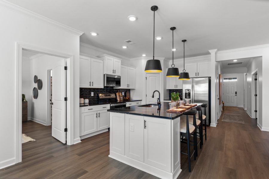 Representative furnished interior of a home built from the The Redbud by Chesapeake Homes in Neill's Pointe, Angier (Image 6).