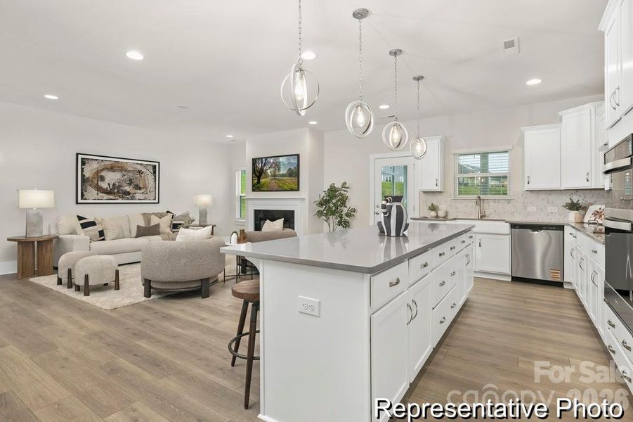 Furnished interior view inside a new home in Tillery Tradition, Mount Gilead (Image 3).