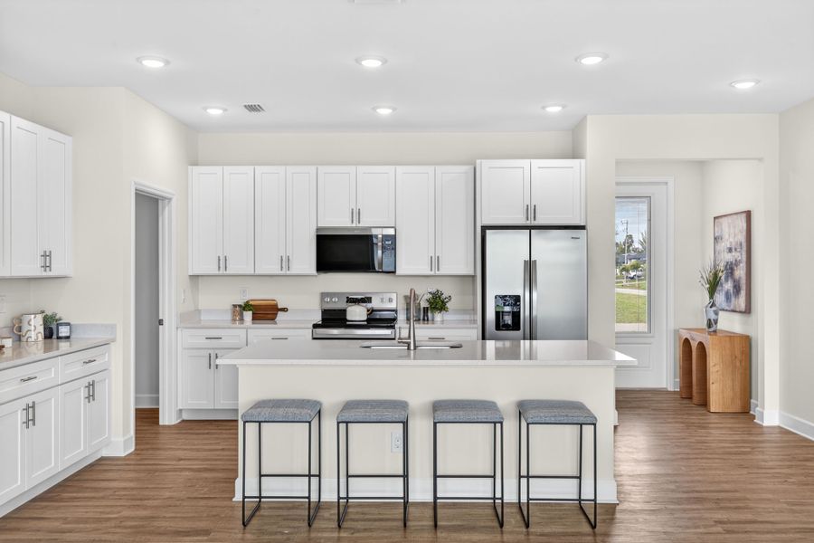 Representative furnished interior of a home built from the The Bluewater Cove by Sunlife Homes LLC in Cape Coral, Cape Coral (Image 14).